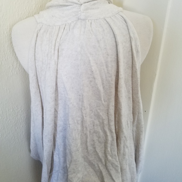 Stewart Brown Heather Gray Soft Cozy Flax Knit Sweater Vest Women's Size M/L - Picture 7 of 8